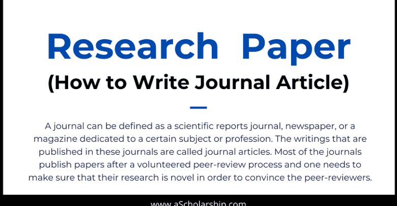 6 Tips in Writing a Scientific Research Paper Journal Paper Writing, Research Article Writing Ethics and Format