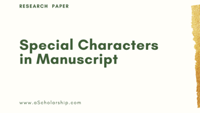 Special Characters in Research Papers How to Use Special Characters in Manuscript for Journal Submission