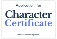 Application for Character Certificate & Police Character Certificate [Samples] for Students, and VISA Applicants