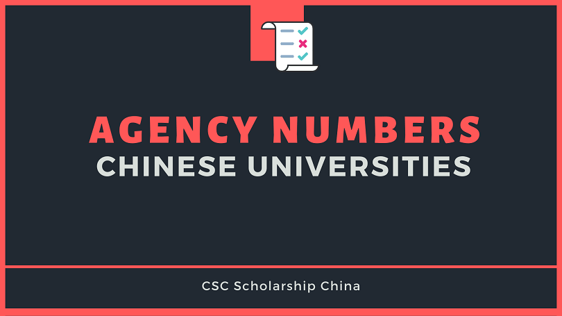 Agency Numbers of Chinese Universities