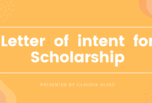Letter of Intent (LOI) for Scholarships Template, Example and Sample
