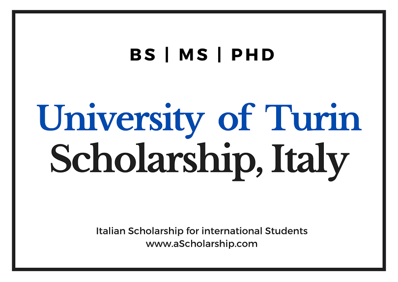 University of Turin Italy Scholarship for international Students