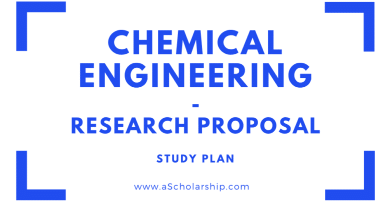 Chemical Engineering Study Plan and Research Proposal