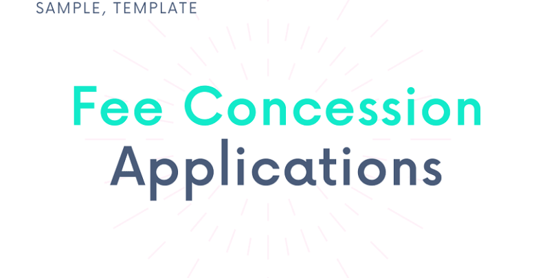 Application for Fee Concession to the Principal in English - Format, Samples, Templates, Examples of Fee Concession Application Letter written to the Principal