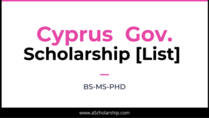 Cyprus Scholarships List of Top Scholarships in Cyprus