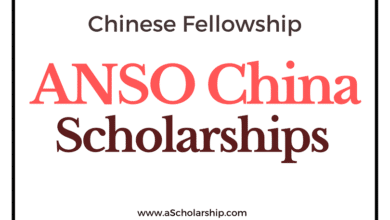 ANSO Scholarship 2022-2023 Chinese ANSO (CAS-TWAS) Scholarship for Foreign Students