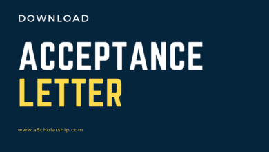 Acceptance Letter Template for CSC Scholarship Application Download (Editable Format File of Acceptance Letter for Scholarship)