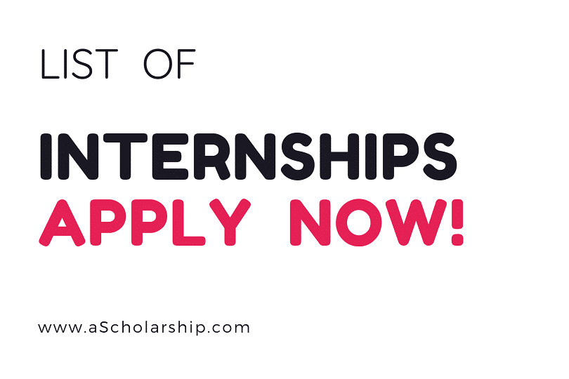 Internships in 2022-2023 for International Students Applications Open!