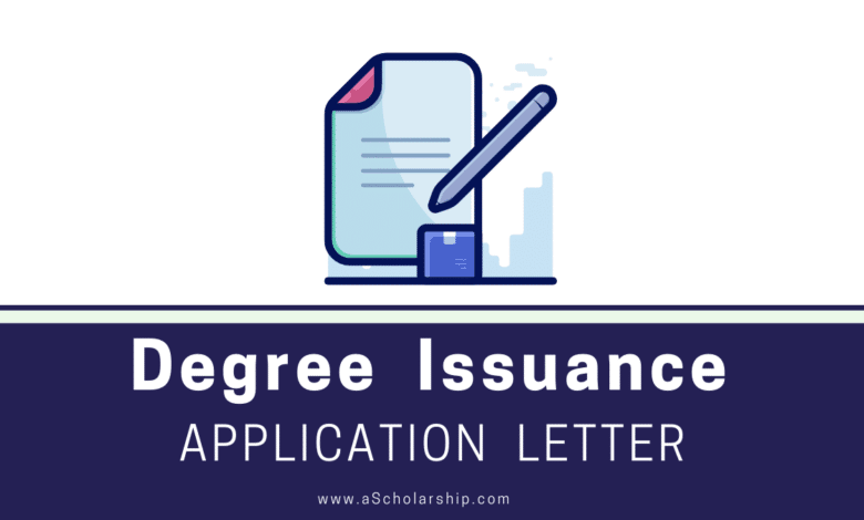 Application for Degree Issuance, Sample, Format and Free Online Template