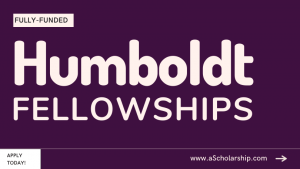 Humboldt Research Fellowships Online Applications Accepted!