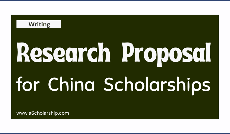 Research Proposal for Chinese Government CSC Scholarships
