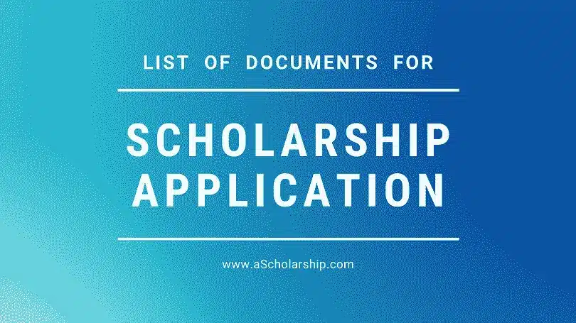 Documents Checklist for Scholarship Applications in 2024