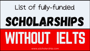 International Scholarships Without IELTS Requirement in 2023-2024