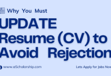 Update Resume (CV) to Avoid Rejection - Do Not Recycle CV